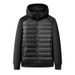 2025 Autumn Winter Warm Hooded Men's Down Jacket Solid Color Casual Loose Fashion Versatile Youth Trendy Coat Men_voghion.com