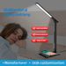 Modelo privado 6 botões dobrável LED leitura cronometrado proteção ocular lâmpada de mesa carregamento sem fio_voghion.com