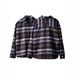 Jaqueta Camisa Xadrez Oversized Masculina – Flanela Quente de Inspiração Coreana (P-GG, Xadrez Azul/Preto/Bege)_voghion.com
