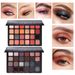 24 Colors Matte Pearlescent Eyeshadow Palette Cool Gray Smoky Color Earth Color Easy to Apply Makeup No Flying Power_voghion.com