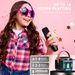 Máquina de karaoke para niños y adultos, mini micrófono de karaoke portátil con Bluetooth, altavoz para cantar con 2 micrófonos inalámbricos y luz._voghion.com