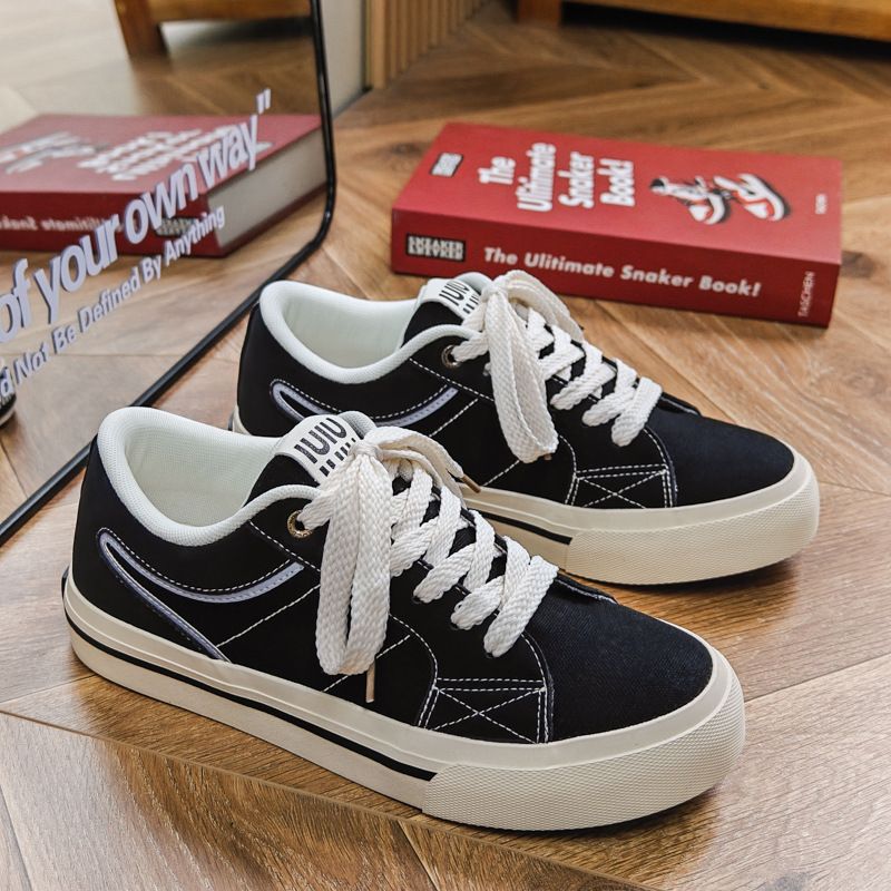Herrenschuhe Herbst neue Canvasschuhe Herren vielseitige Low Top Student Casual Board Schuhe Trend_voghion.com