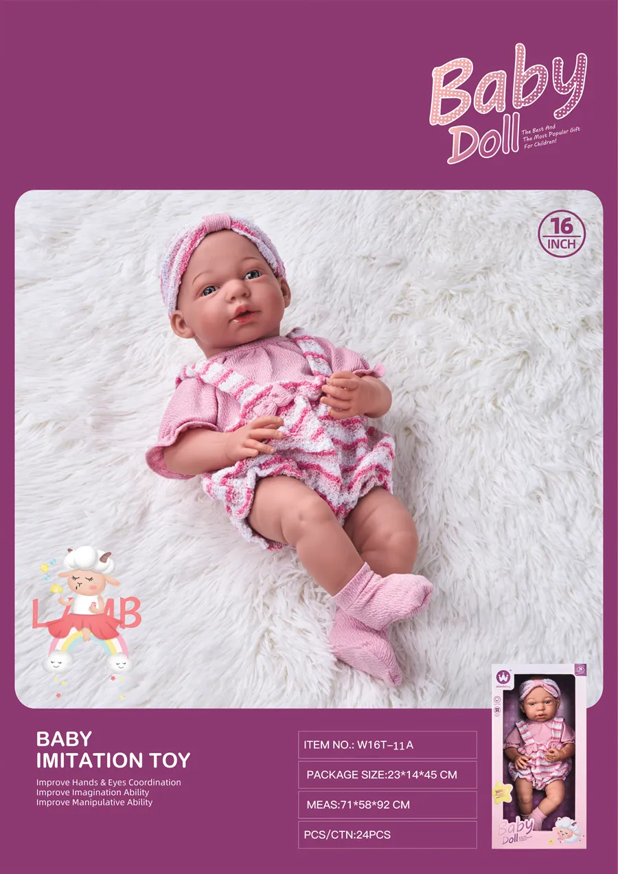 Doll cute doll baby girl toy vinyl newborn baby hand doll doll_voghion.com