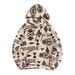 Herrenbekleidung Herren-Fleece-Kapuzenpullover – Dicker Winterpullover mit lockerer Passform, Retro-Streetwear-Stil, geometrischer Print (Beige, S–XXL)_voghion.com