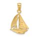 14k Polished Open-Backed Sailboat Pendant_voghion.com