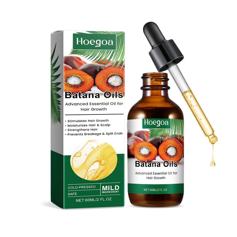 Huile essentielle de soin capillaire Batana, huile de soin capillaire réparatrice et nourrissante pour le cuir chevelu_voghion.com