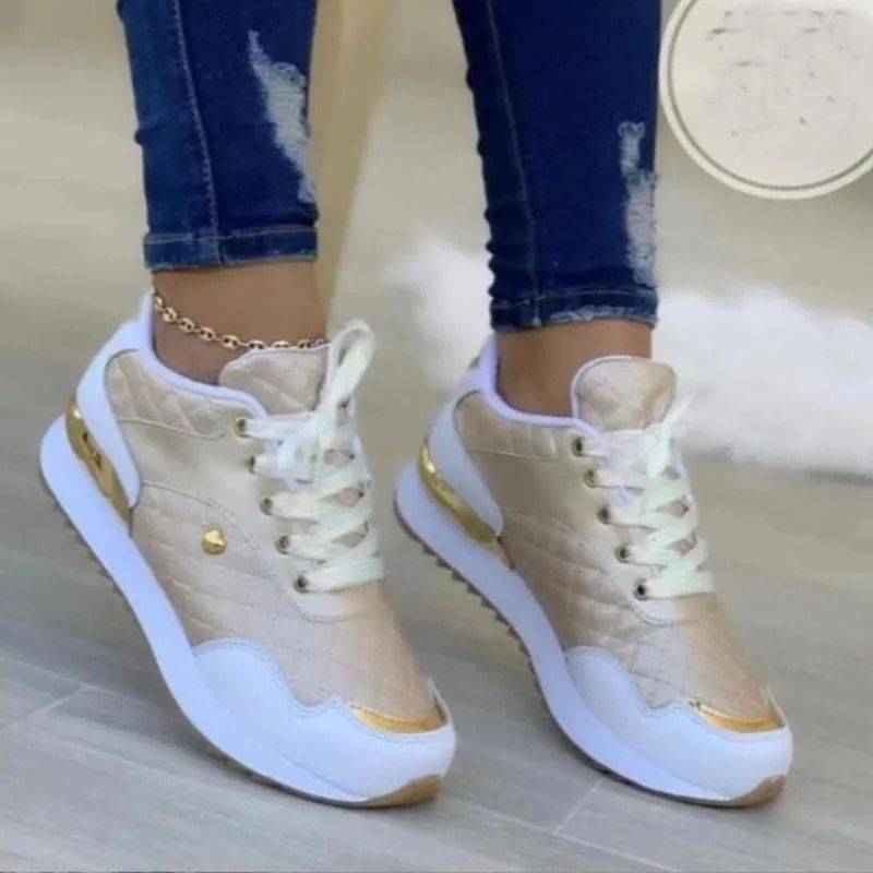 Women's Sneakers Fashion Breathable Flat Woman Soft Sole Walking Vulcanized Shoes Women Casual Sneaker Zapatos De Mujer_voghion.com