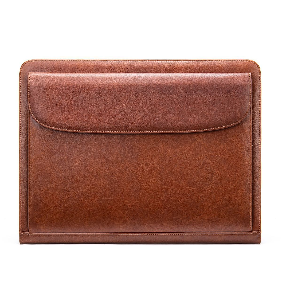 Men's Bags Direct Sales Simple Men's Genuine Leather Clutch Bag Business Trip A4 Business Bag First Layer Cowhide Men's Hand Held Envelope Bag_voghion.com