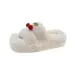 Søde kirsebær designer hjemmesko til kvinder piger damer efterår vinter varme pels slippers lodne fluffy plys mules e dame_voghion.com