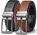 Men's Belt Leather Reversible Belt For Men Dress Pants Golf 1 3/8"_voghion.com