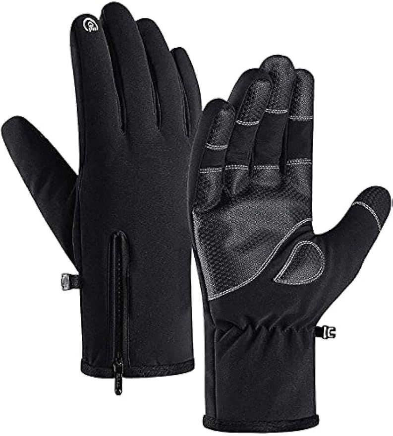100 % wasserdichte Winterhandschuhe -30 °F, warm, winddicht, Touchscreen-Handschuhe für alle Finger, für Herren, Skifahren und Arbeiten im Freien_voghion.com