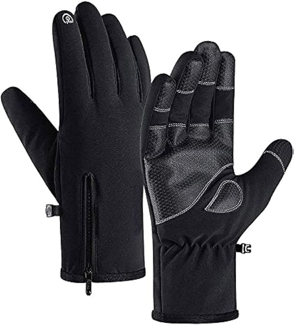100 % wasserdichte Winterhandschuhe -30 °F, warm, winddicht, Touchscreen-Handschuhe für alle Finger, für Herren, Skifahren und Arbeiten im Freien_voghion.com