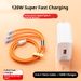 120W-oplader compatibel met Huawei Xiaomi Honor 3-in-1-datakabel Type-C Supersnel opladen_voghion.com
