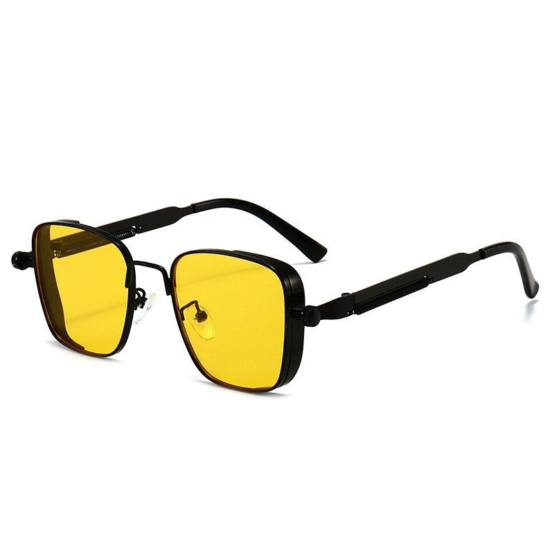 Neuer Steampunk-Metal-Trend für Herrenpersönlichkeiten, Box-Sonnenbrille, Sonnenbrille_voghion.com