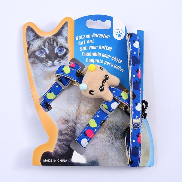 Adjustable Cat Pet Rabbit Series Set Small Leash Dog Harness_voghion.com