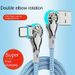 Fast Charging USB A-to-C Type Cable Matte Data Synchronization Compatible With IPhone 15/16, Xiaomi POCO And Samsung_voghion.com