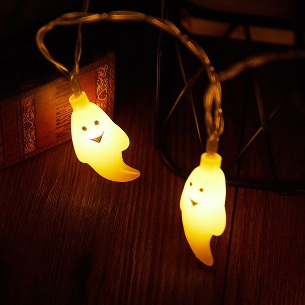 Luci LED a forma di fantasma per Halloween - 10/20 occhi, alimentate a batteria/USB, bianco caldo e multicolore, impermeabili IP43_voghion.com
