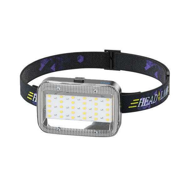 Linterna frontal LED multifuncional para minería y pesca, luz roja, recargable, para uso transfronterizo._voghion.com