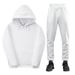Blank Light Version Hoodie Set 220g Stoff Unisex Lose Fleece Sweatshirt P_voghion.com