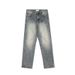 Nostalgic high street long pants, slim loose fit, small feet, blue INS jeans, trendy men_voghion.com