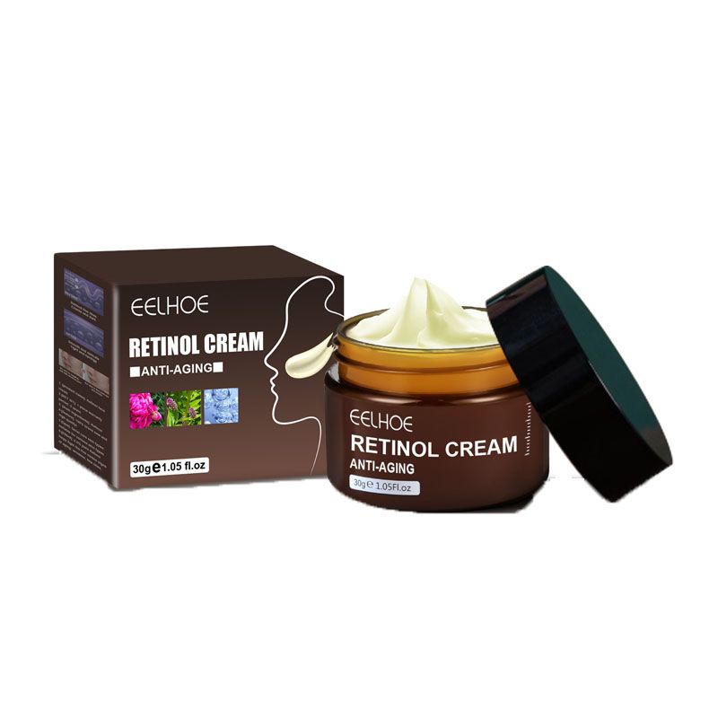 Cremă de față cu retinol, îndepărtarea ridurilor, anti-îmbătrânire, estompare, îngrijire a pielii cu linie fină, acid hialuronic, hidratantă, netedă, coreeană B_voghion.com
