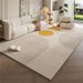 Tapis de salon de style crème léger et luxueux, tapis de sol antidérapant, imperméable et lavable, pour table basse, chambre à coucher, couverture de chevet_voghion.com