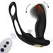 Trigger Prostaat Orgasme Massager Dubbele Ring Anale Plug Vibrator Verwarmende Mannelijke Masturbator Volwassen Producten_voghion.com