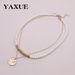 Japanese And Korean Fashion Glass Pearl Collarbone Chain Layered Personality Versatile Women's Necklace Jewelry Direct Sales_voghion.com
