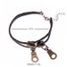 New Fashion Cute Double Layer Antique Zipper Trendy Women's Anklet_voghion.com