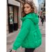 girl Girl 2025 Hooded Down Jacket Women's New Short Winter Korean Style Plus Size Thickened Multi-Pocket Cotton Coat Trendy_voghion.com