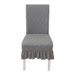 Stretchable Diamond-Pattern Chair Cover - Non-Slip Polyester Fabric, Modern Design For Dining & Office Chairs, 9 Trendy Colors_voghion.com
