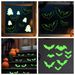 Glow-in-the-Dark Halloween Bat & Ghost Wall Stickers – Self-Adhesive Spooky Decor For Party, Home & Office (Multiple Sizes & Designs)_voghion.com