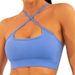 reggiseno yoga con bretelle incrociate sulla schiena, gilet fitness e corsa_voghion.com