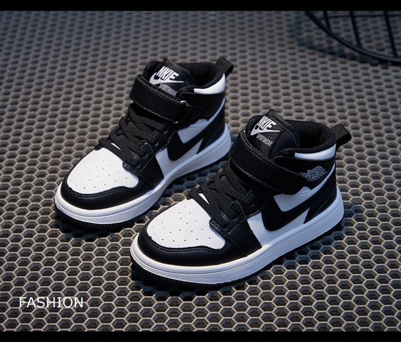 Chaussures de basket-ball en deux coton pour enfants et filles, chaussures de sport tendance pour enfants, nouvelle collection automne et hiver 2023_voghion.com