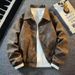 Vêtements pour hommes 2024 Veste de moto en cuir PU pour hommes Veste en cuir de marque tendance pour hommes Printemps et automne Style coréen Cuir décontracté_voghion.com