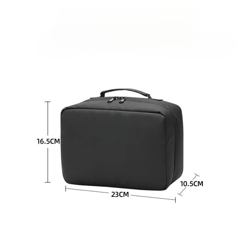 Men's Toiletry Bag With Dry And Wet Separation, High-end Business Trip Portable Storage Makeup Bag, Essential Travel Kit_voghion.com