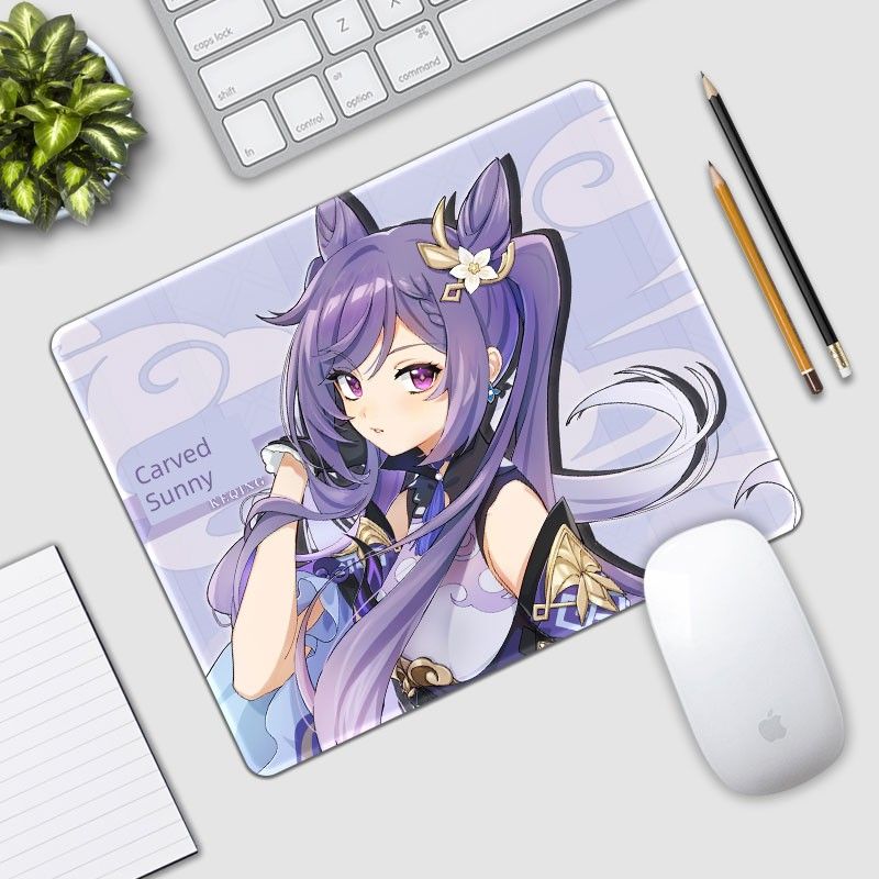 Original God Mouse Pad Carved Sunny Wendi Sweet Rain Small Size Thickened Secondary Office E-Sports Games_voghion.com