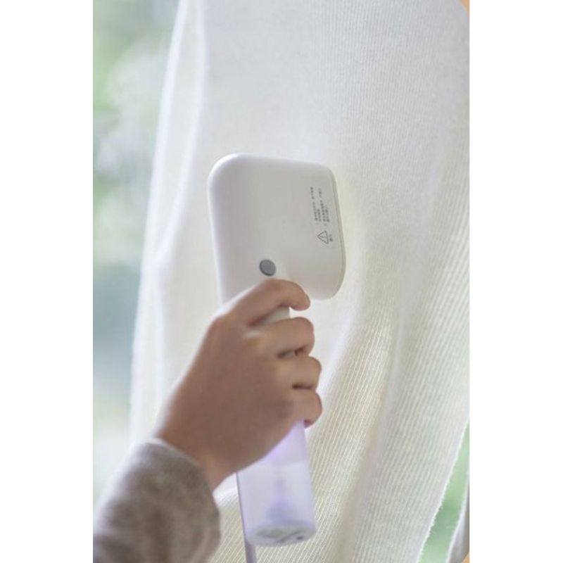 Plancha eléctrica de vapor portátil KS para colgar [esterilización y eliminación de ácaros], tanque de agua desmontable de 70 ml, planchado portátil_voghion.com