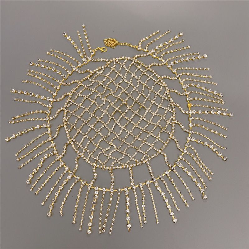Hot selling luxury zircon crown headwear brides' wedding, new tassel headband for wedding dresses, princess fashion_voghion.com