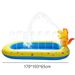 Tobogán acuático inflable con forma de dinosaurio para niños, piscina infantil, piscina con aspersores, juego de juguetes para piscina_voghion.com