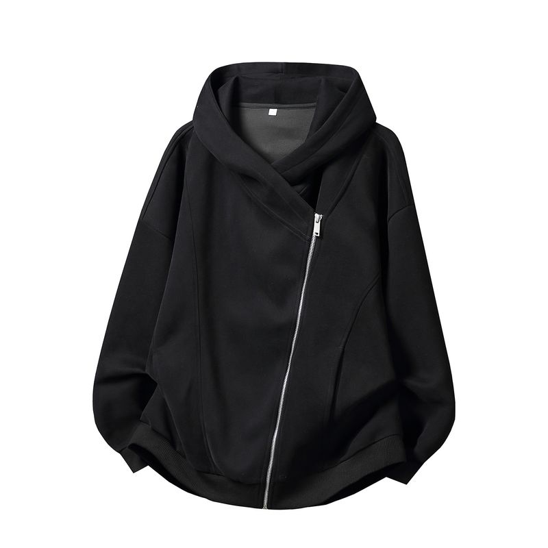Manteau décontracté classique pour homme – Veste légère en polyester pour un usage quotidien (noir/cendre fleurie, M-XXL)_voghion.com
