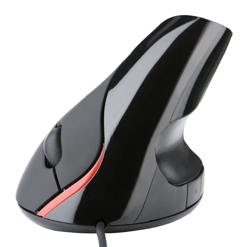 Vertical Gaming Wired Ergonomic USB Optics Mouse Mice 1600 DPI For PC_voghion.com
