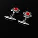 ins new retro fashion palace small fragrance style cufflinks collar button high grade cuff nails female cufflinks_voghion.com