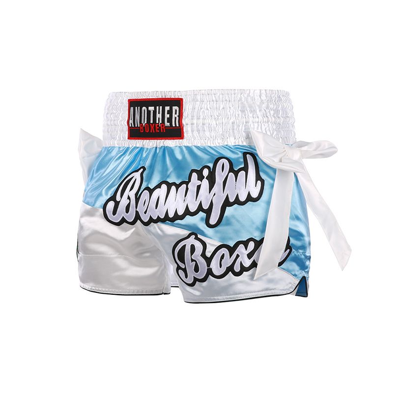 Muaythai Thai Boxing Shorts, Free Combat Shorts, Women's Training, Professional Fighting, Short Head Boxing Pants From Thailand_voghion.com
