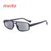New Rectangular Hollow Double Beam Anti Ultraviolet Sunglasses Sunscreen Reading Glasses_voghion.com