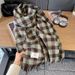 Nuovo prodotto coreano Cashmere a quadri da donna autunno e inverno sciarpa calda ispessita, sciarpa alla moda versatile_voghion.com