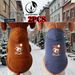 Animal Kangaroo 2PCS Halloween-Style Hooded Sweatshirts Keeps Your Pet Warm Fall And Winter Includes A Back Pocket Ideal For Walks And Adventures._voghion.com