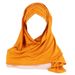 Women's Hats milk silk beaded scarf and hat two-piece set for women fashion patch hijab_voghion.com