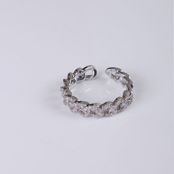 Japanese and Korean internet celebrities chain cold style French light luxury ins niche super flash open ring trend_voghion.com