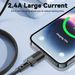 USB To IPhone Cable Heavy Duty Braided Long Fast Charger Lead 14 13 12 11 X 8 SE_voghion.com